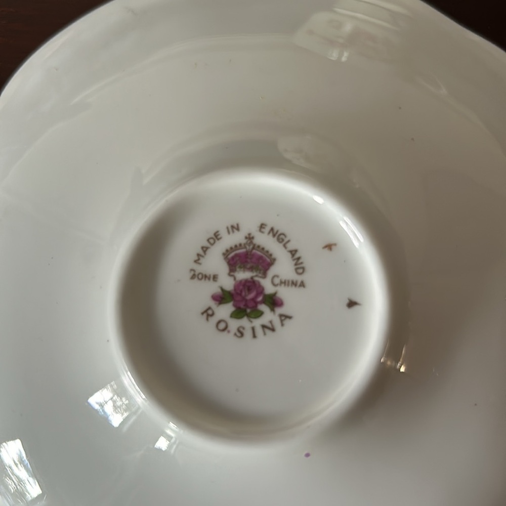 Viintage Rosina Bone China Tea Cup and Saucer - Picture 5 of 10
